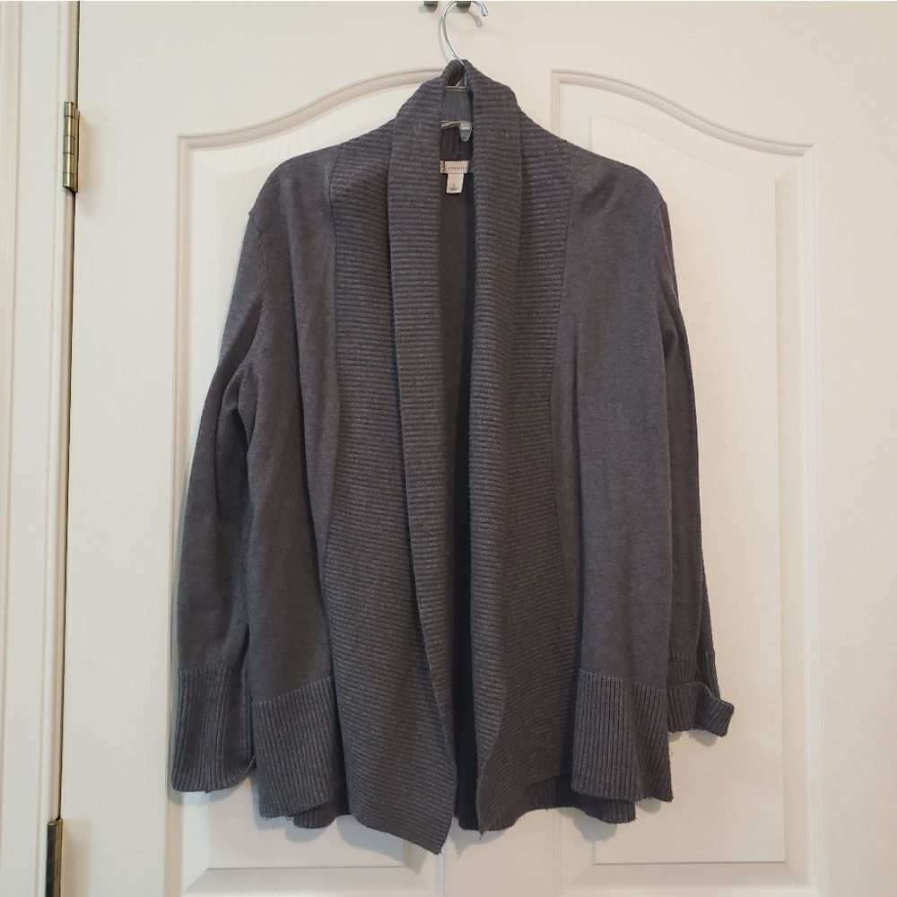 Cozy Gray Cardigan Size Large